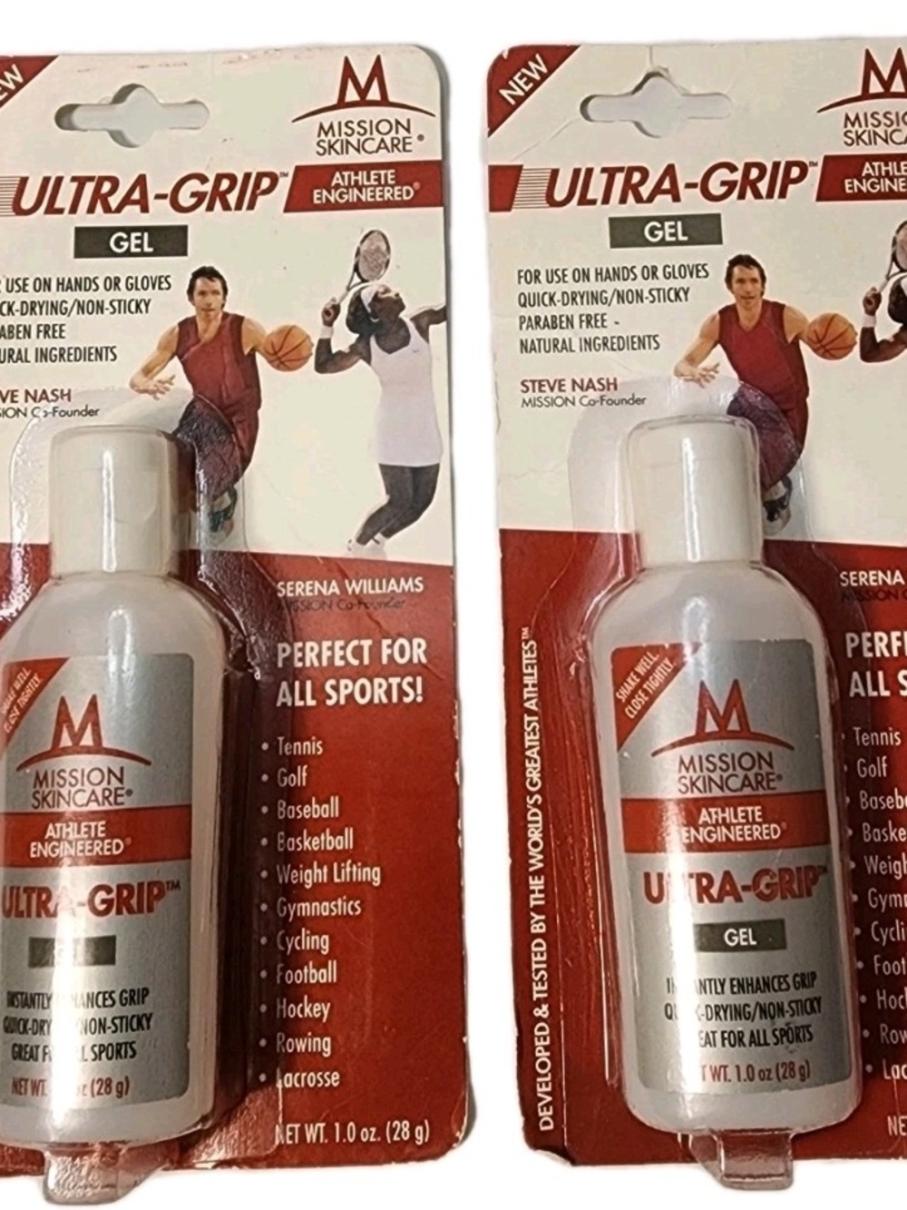 Mission Skincare Ultra-Grip Sports Gel Improve Performance Gym Training